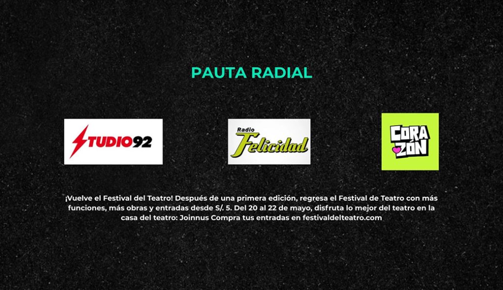festival del teatro 2025 PAUTA RADIAL